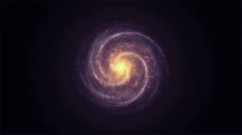 spinning galaxy because of ether
